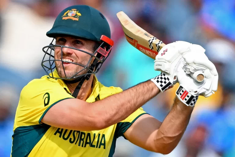 Australia Cricketer Mitchell Marsh push Australia to a higher gear against Bangladesh