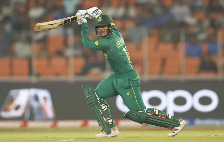 South Africa Cricketer Quinton de Kock chased Afghanistan Steadily